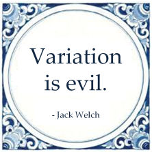 variation is evil jack welch six sigma